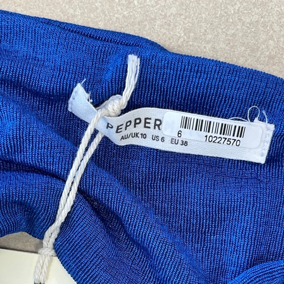 Peppermayo Harlow Crop Top, Cobalt Blue - Size 6 - NWT - Picture 4 of 7